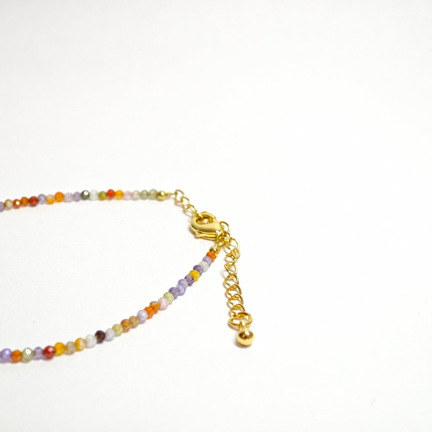 Colorful zircon bracelet
