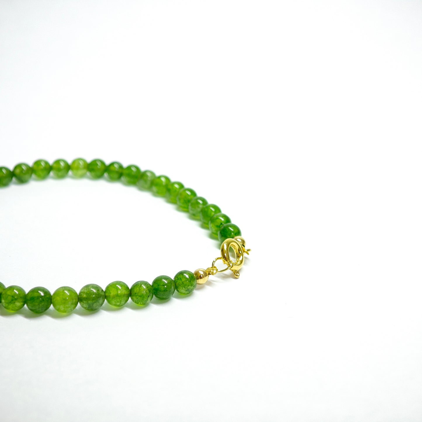 Green agate bracelet