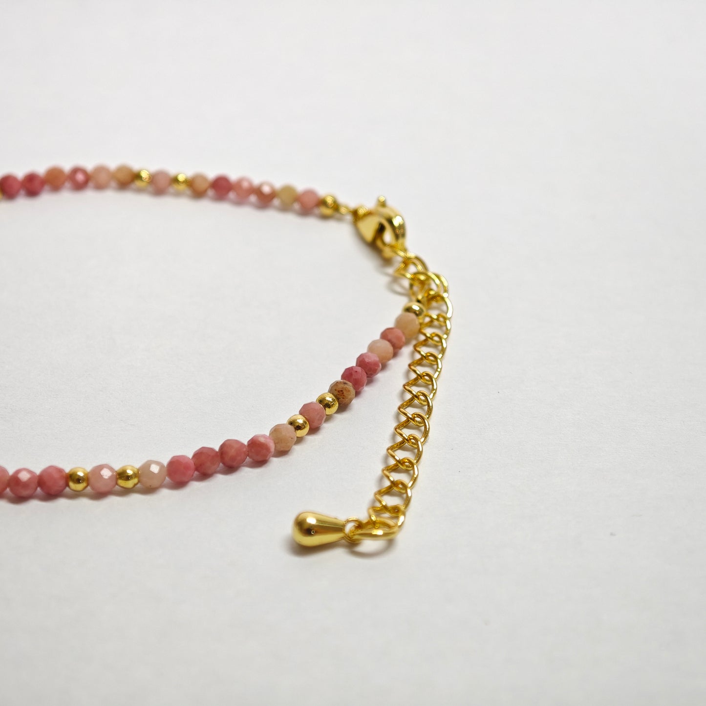 Rhodonit-Perlenarmband