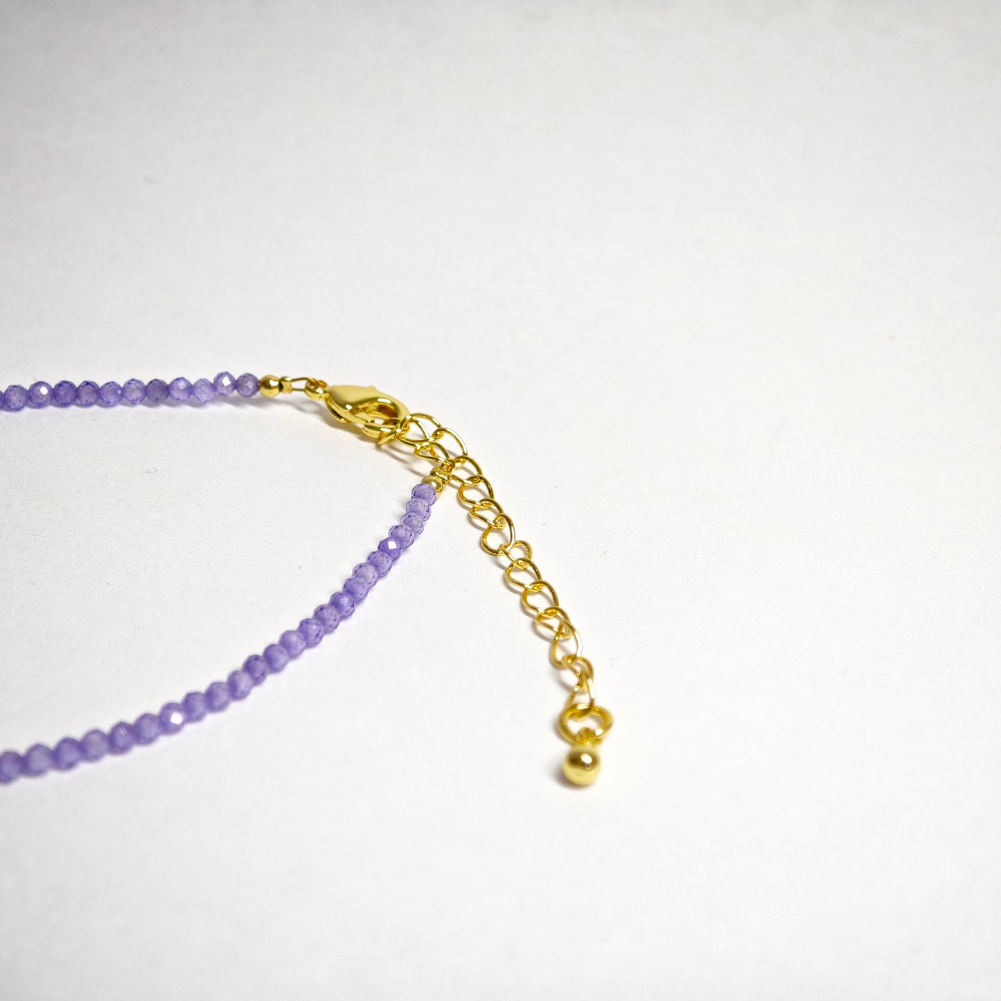 Dark purple zircon bracelet
