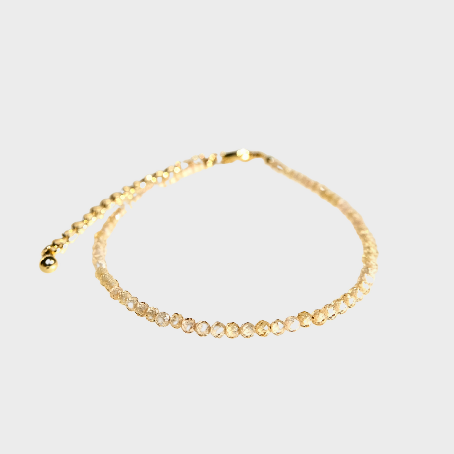 Champagner Zirkon Armband