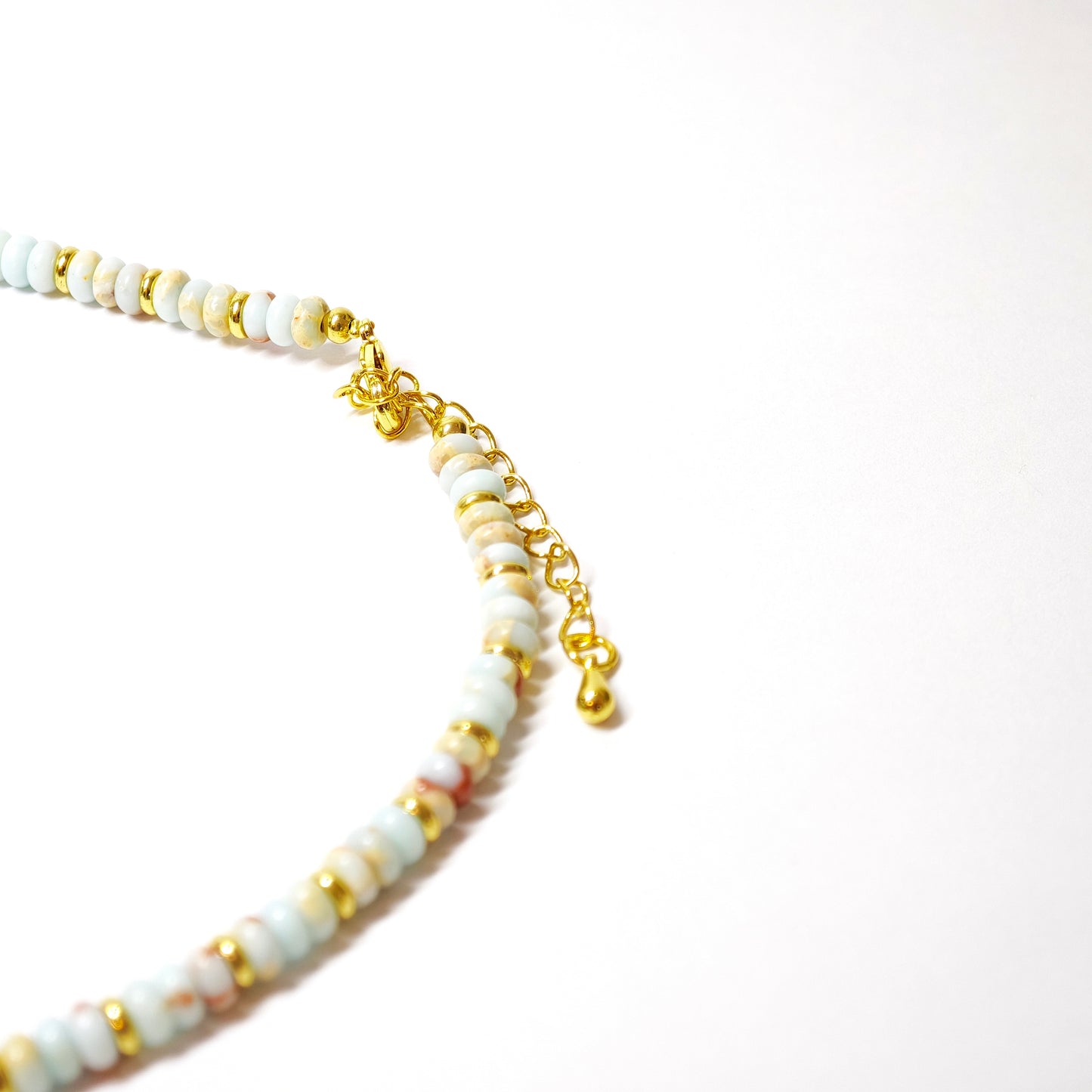 Shoushan stone necklace with pearl