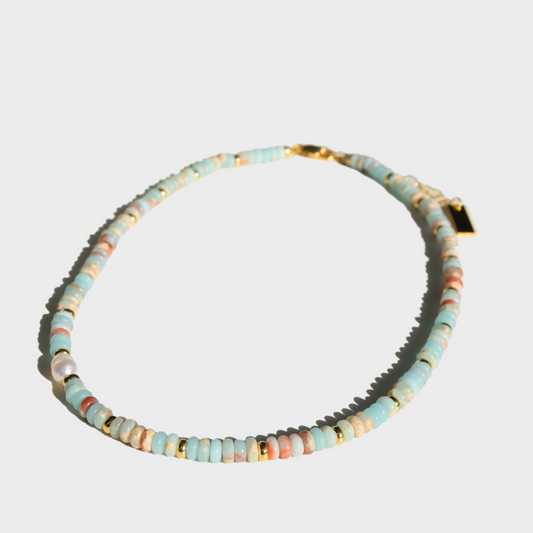 Shoushan-Steinkette mit Perle