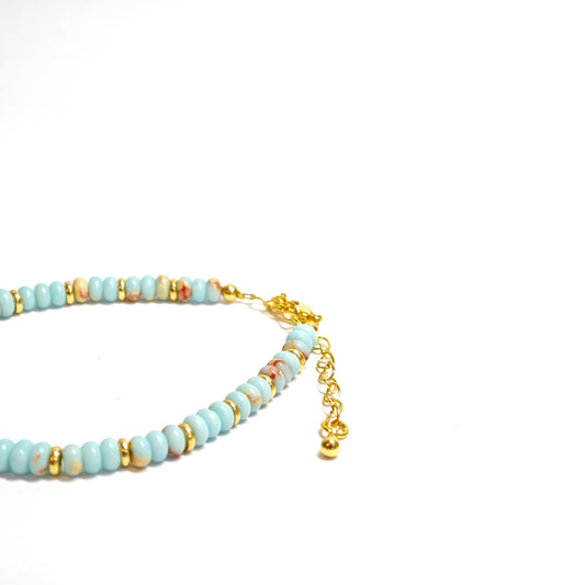 Shoushan-Steinarmband mit Perle