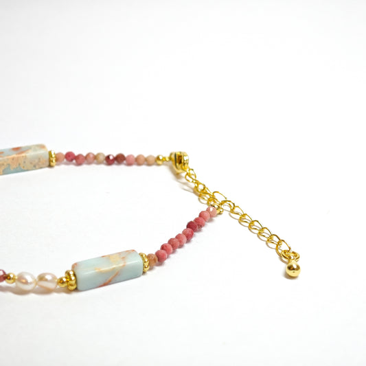 Rhodonit-Armband mit