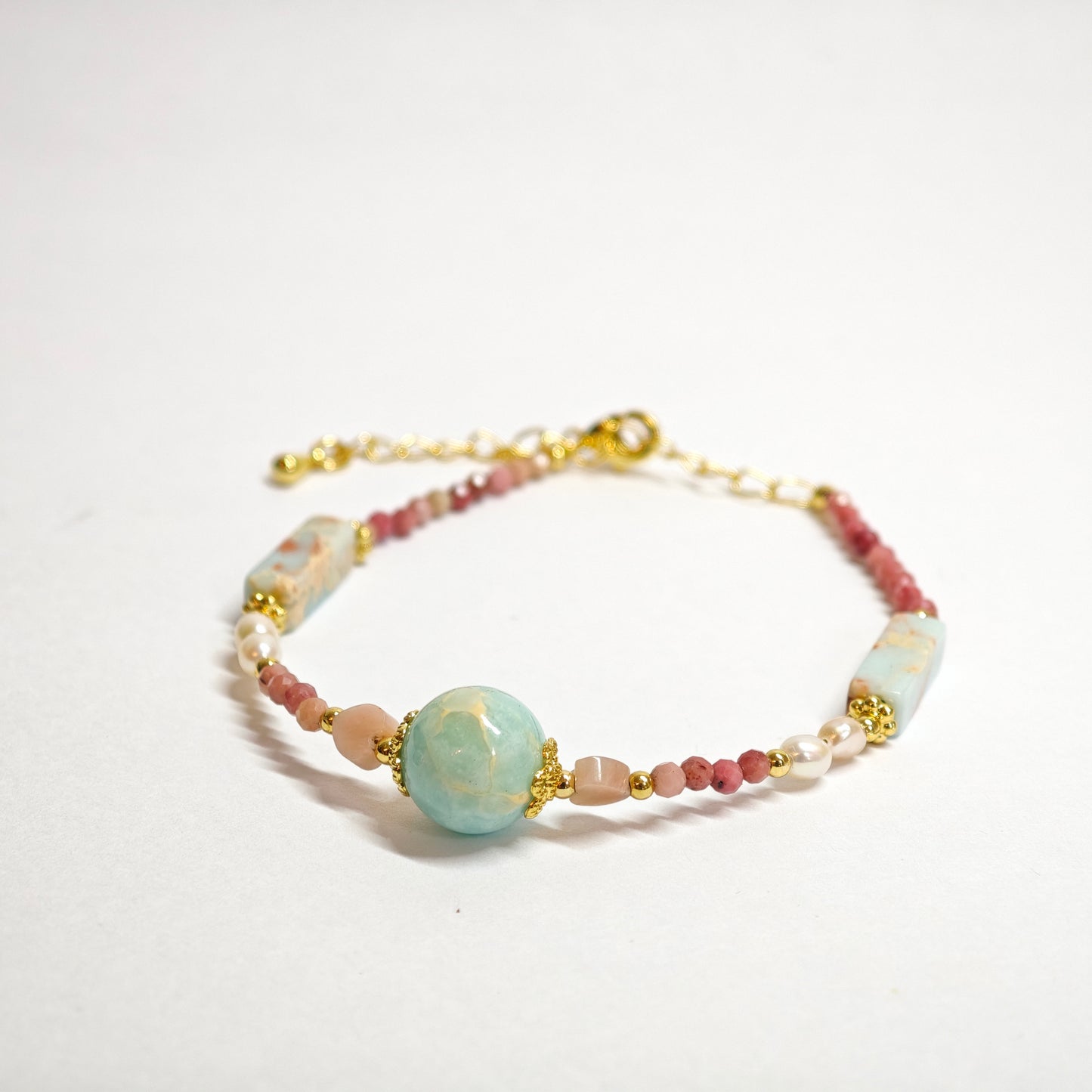 Rhodonite bracelet with