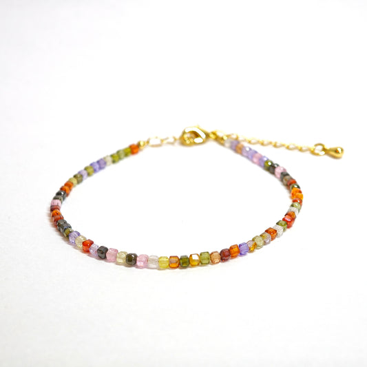 Buntes Turmalin-Armband