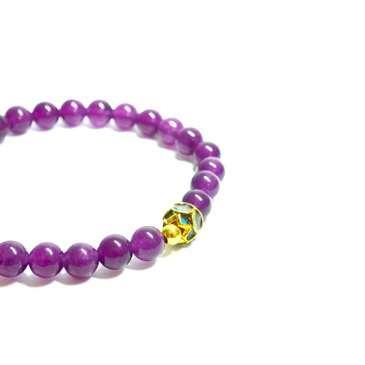 Amethyst-Lotus-Armband