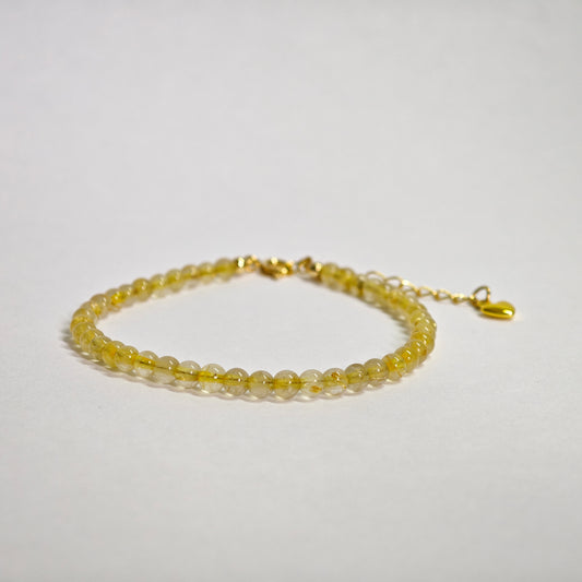 Goldenes Rutilquarz-Armband