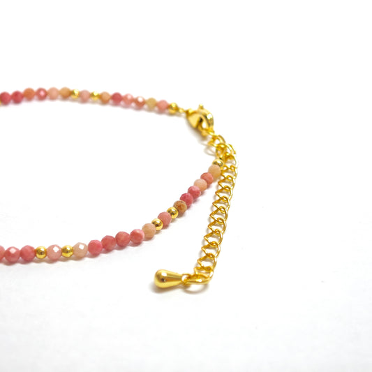 Rhodonit-Perlenarmband