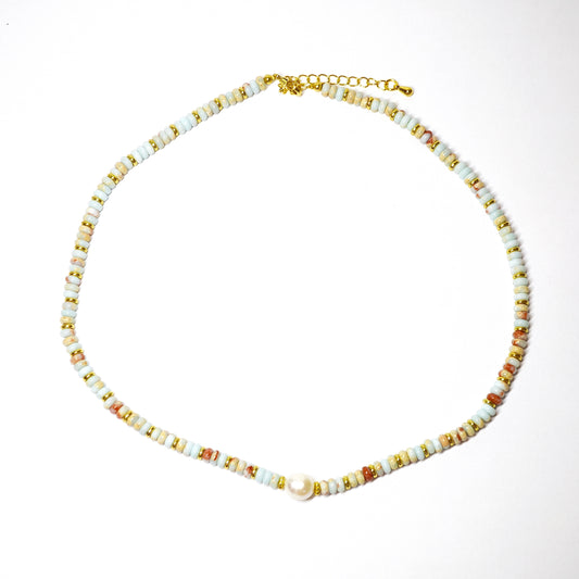 Shoushan-Steinkette mit Perle
